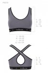 PS013 TOP dark grey bawełniany