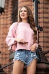 Merribel Xmasin Pink sweter damski