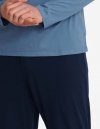 Henderson Insure 40963-55X Niebiesko-Granatowa piżama męska