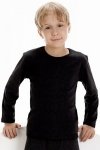 Cornette 214 Young czarna koszulka chłopięca