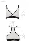 PS008 TOP grey sportowy biustonosz sportowy 