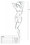 BS081 Bodystocking Biały 