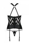 HIMA CORSET Czarny gorset
