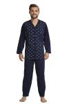 Gucio 2239 4XL-5XL rozpinana piżama męska