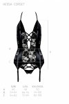 HESSA CORSET Czarny gorset 