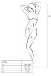 BS013 Czerwony bodystocking