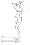 BS052 Bodystocking Czarny 