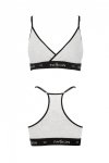 PS008 TOP grey sportowy biustonosz sportowy 