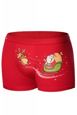 Cornette Merry Christmas Santa's sleigh 007/67 bokserki męskie