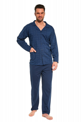 Cornette 114/58 673401 rozpinana piżama męska plus size