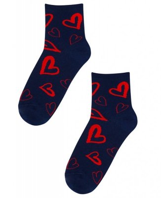 Wola Casual 244 navy skarpety