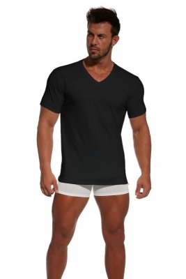 Cornette 201 czarna koszulka męska