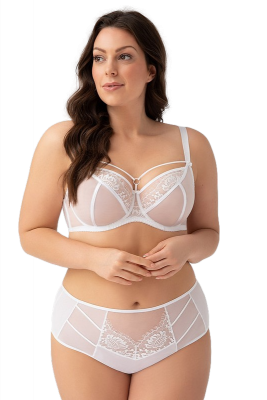 Gorsenia K 498/1 Paradise Biały figi damskie