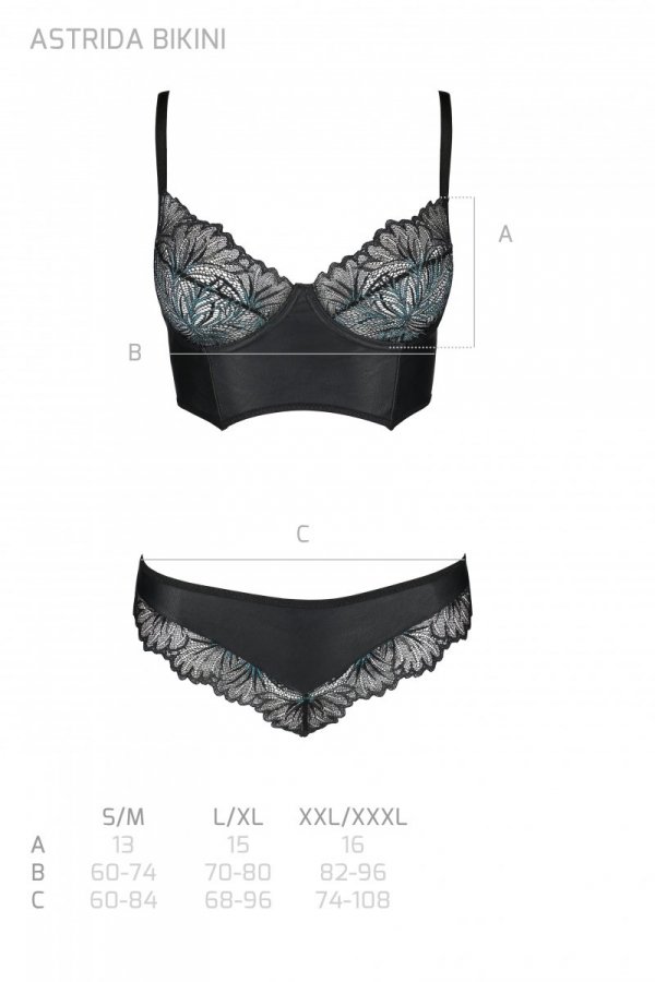 ASTRIDA BIKINI Czarny komplet dwuczęściowy 