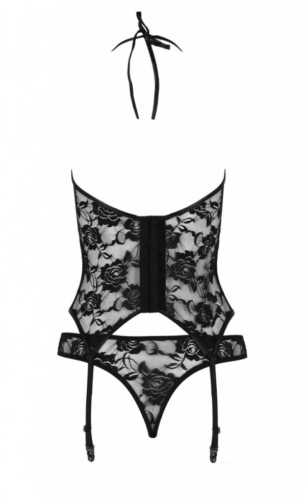HESSA CORSET Czarny gorset 