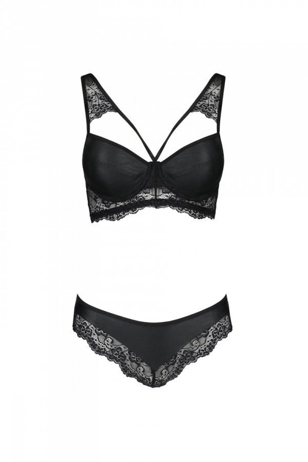 LOONA SET Czarny zestaw dwuczęściowy 