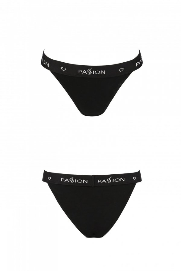 PS015 PANTIES black sportowe figi
