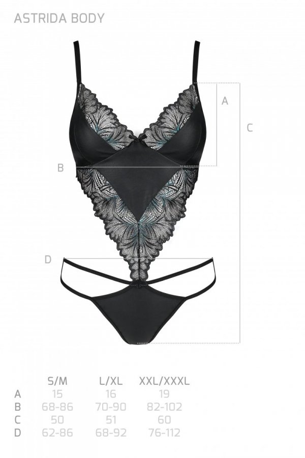 ASTRIDA BODY Czarne 