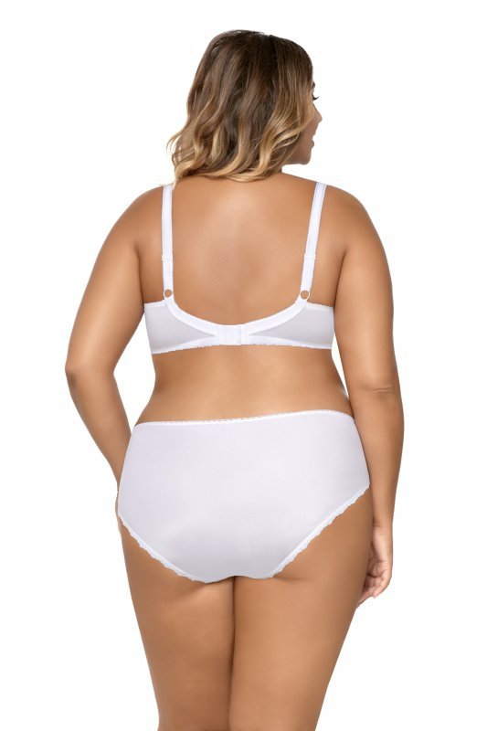 Ava 1263 Painel biały biustonosz usztywniany plus size