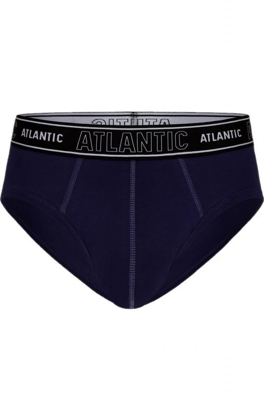 Atlantic 1569/01 niebieskie slipy męskie
