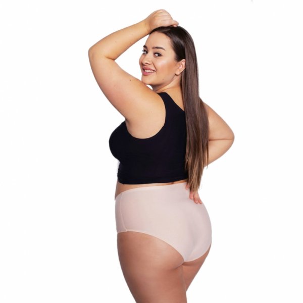 Julimex Flexi-one maxi beżowe plus figi damskie