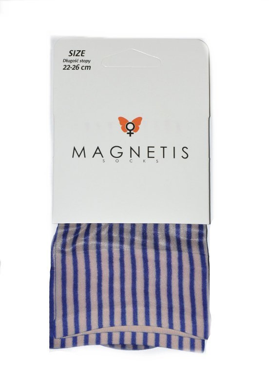Magnetis lycra 20 den wzór skarpetki