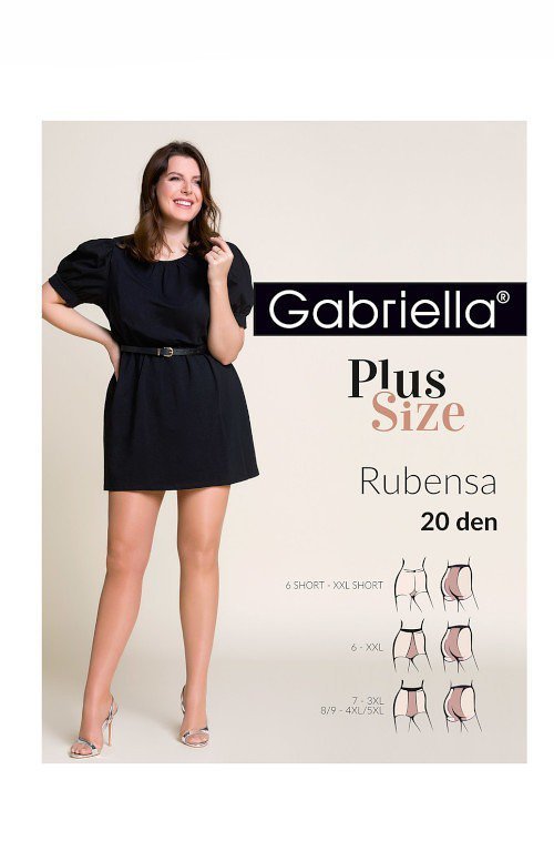 Gabriella Rubensa Plus Size 161 20 den 7-XXXL rajstopy damskie