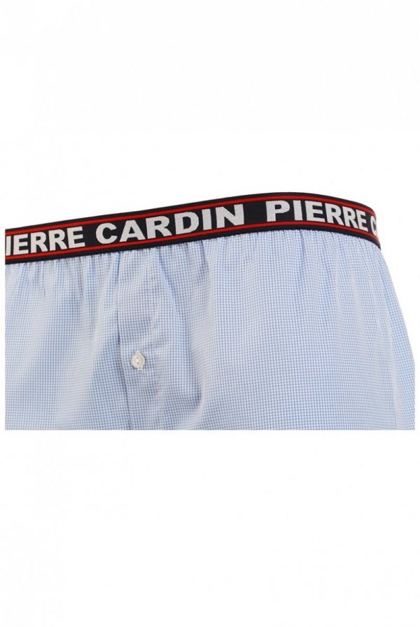 Pierre Cardin K2 błękitna krata Szorty męskie