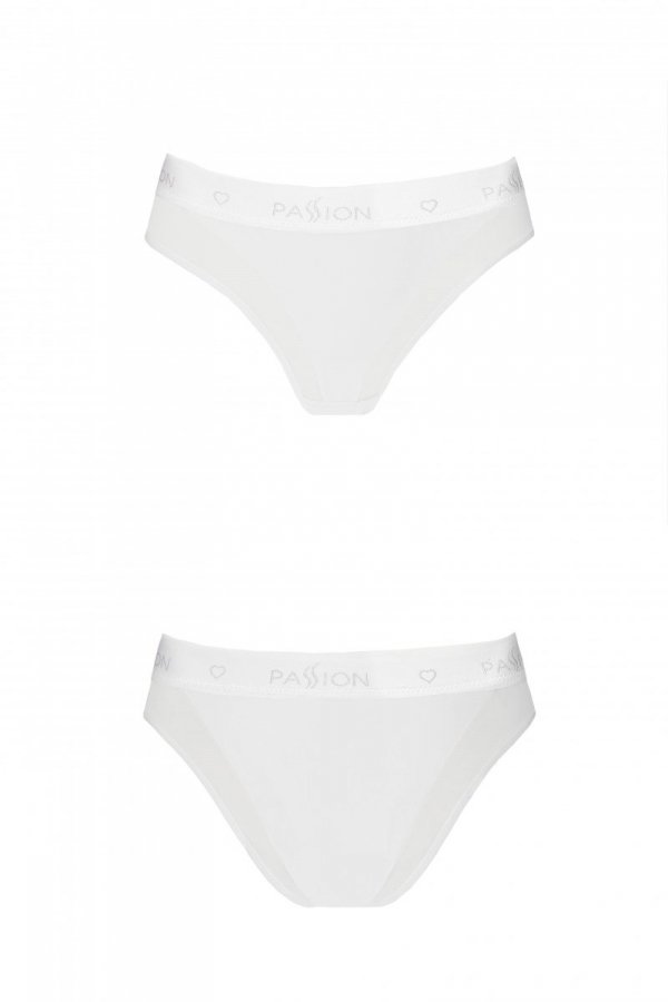 PS002 PANTIES white figi z siateczką