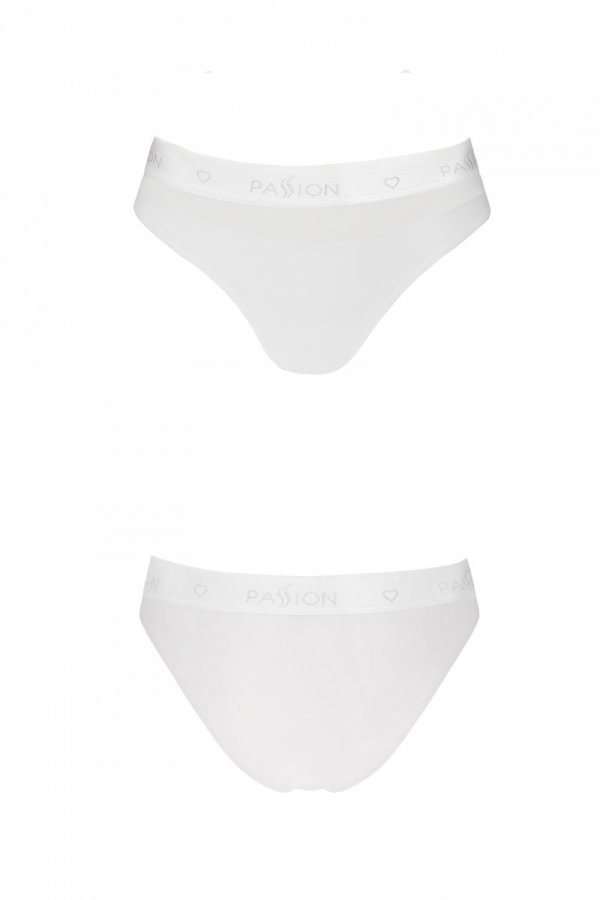 PS006 PANTIES white figi z siateczką 
