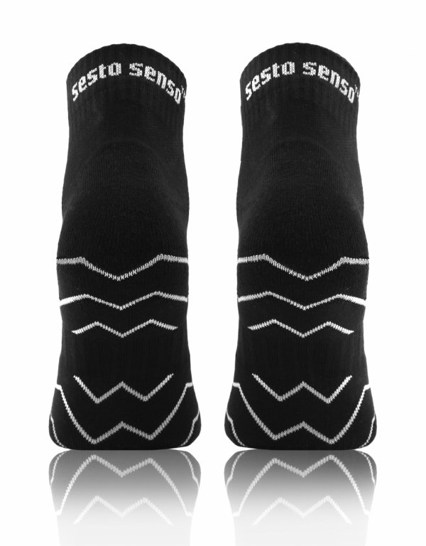 Sesto Senso Frotte Sport Socks czarne Skarpety