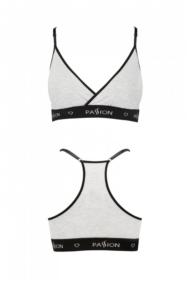 PS008 TOP grey sportowy biustonosz sportowy 