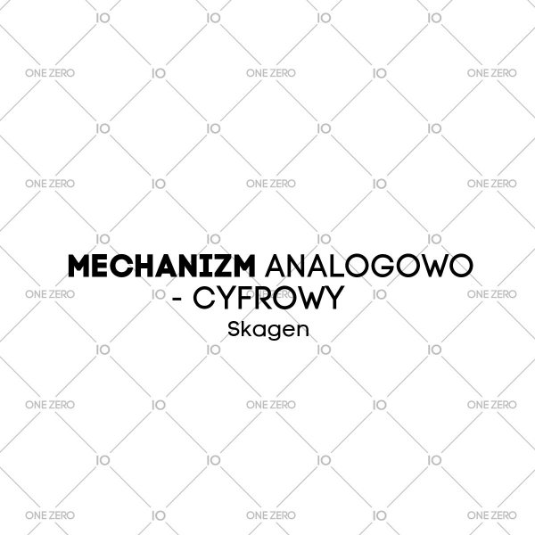mechanizm analogowo - cyfrowy Skagen • ONE ZERO • Modne zegarki i biżuteria • Autoryzowany sklep