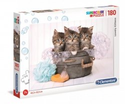 Puzzle Urocze Kotki 180 el. Clementoni 29109