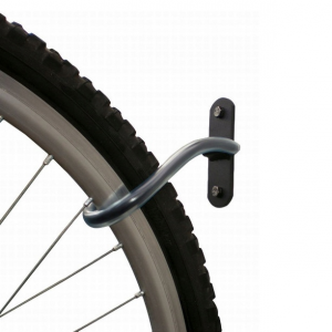 Wieszak szary R6S na rower do 30 kg do zawieszenia za koło
