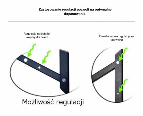 Wieszak S4 na 4 opony - dwustopniowa regulacja