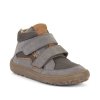 Trzewiki FRODDO G3110254-3 GREY barefoot chłopięce na rzepy