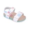 Sandałki GARVALIN 252460-B050 BLANCO dla dziewczynki na rzepy
