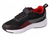 Befado 516X316 POP buty sportowe czarne/czerwone na rzep