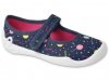 Befado 114X508  114Y508 BLANCA balerinki granatowe rzep