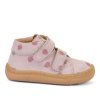 Trzewiki FRODDO G2130342-29 PINK barefoot dziewczęce na rzepy