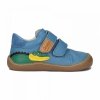 Półbuty AMEKO BAREFOOT OTIS - CROCO BLUE dla chłopca na rzepy