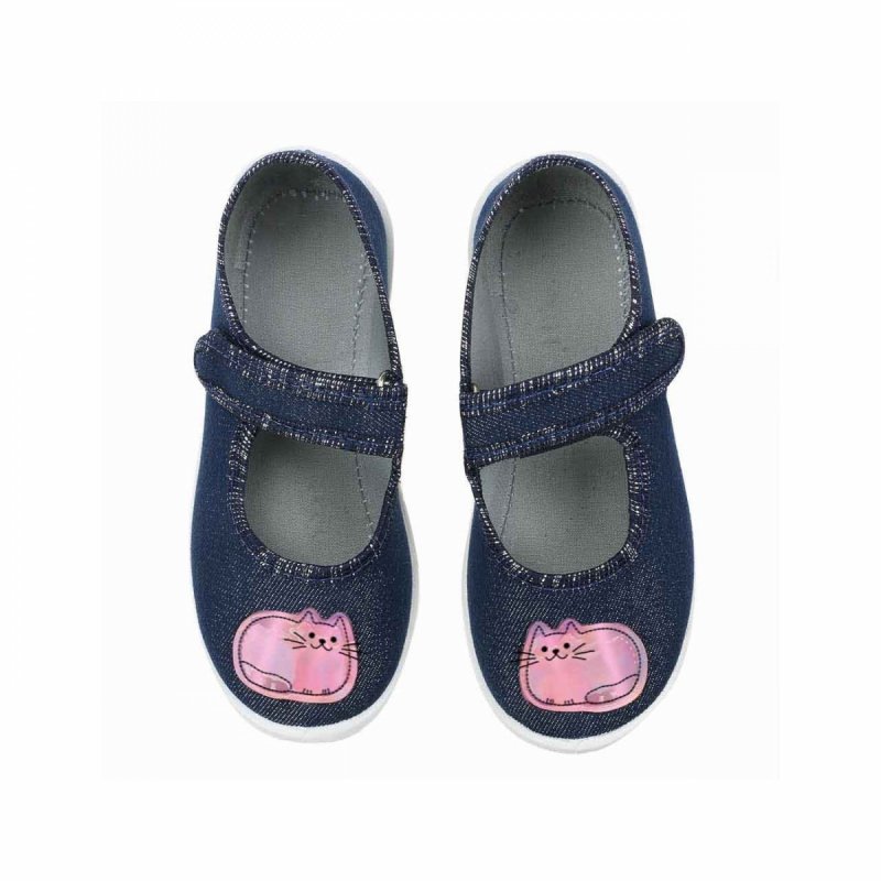 RAWEKS DOROTKA D40 kapcie dziewczęce na rzep 