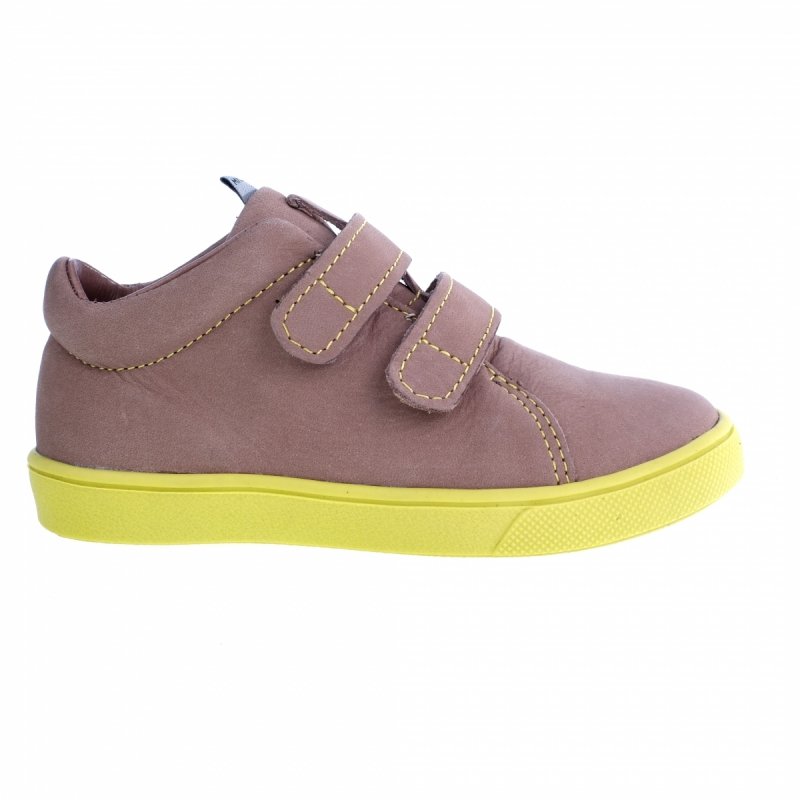 Półbuty trzewiki MAZUREK 1377 BROEN YELLOW na rzepy