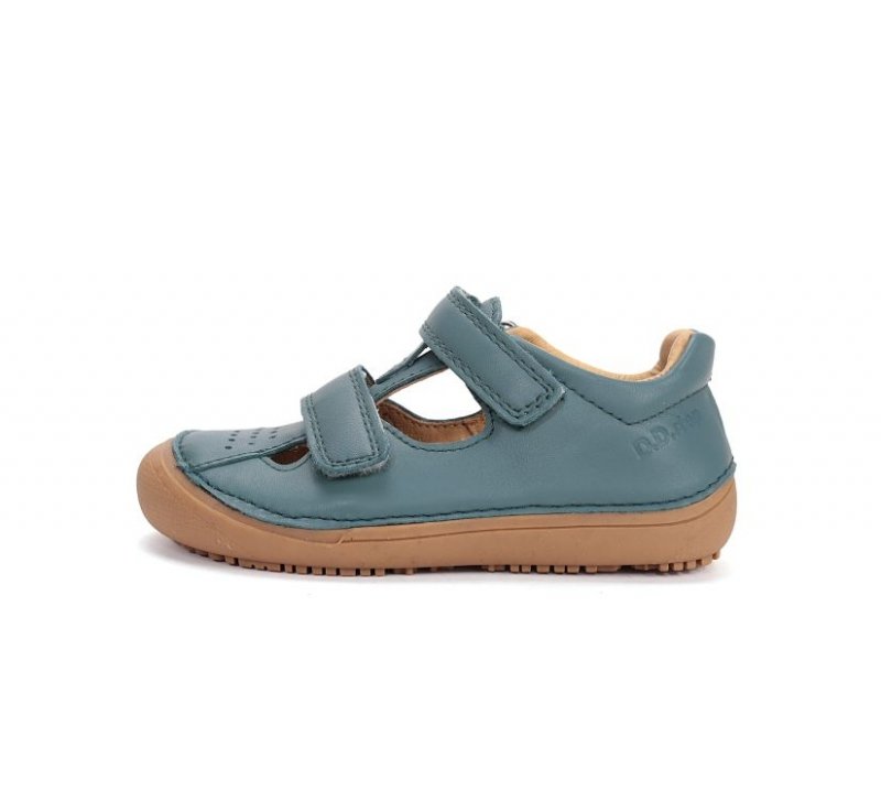 BAREFOOT D.D.STEP H063-61804BM EMERALD półsandał dla chłopca na rzepy