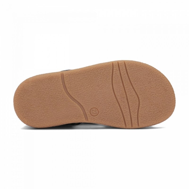 AMEKO Sandałki dziewczęce BRACE - BROWNROSE na rzep