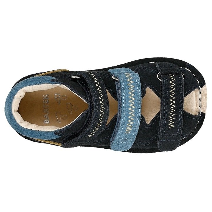 Sandały profilaktyczne BARTEK 8920061 granatowe na rzepy