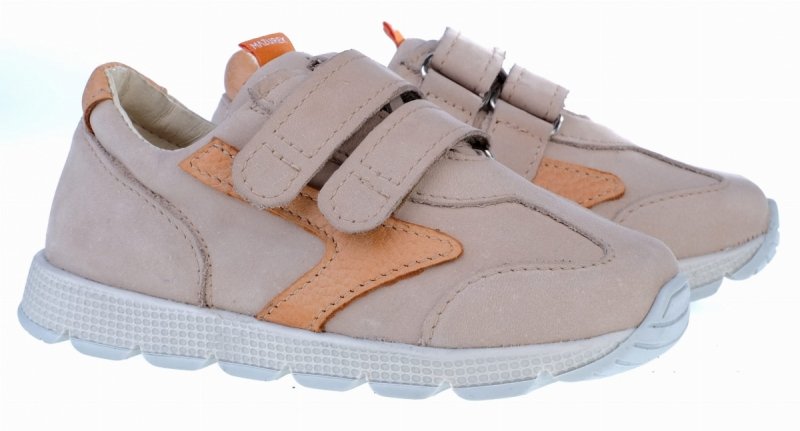 Półbuty MAZUREK 1362 PIASKOWY na rzepy