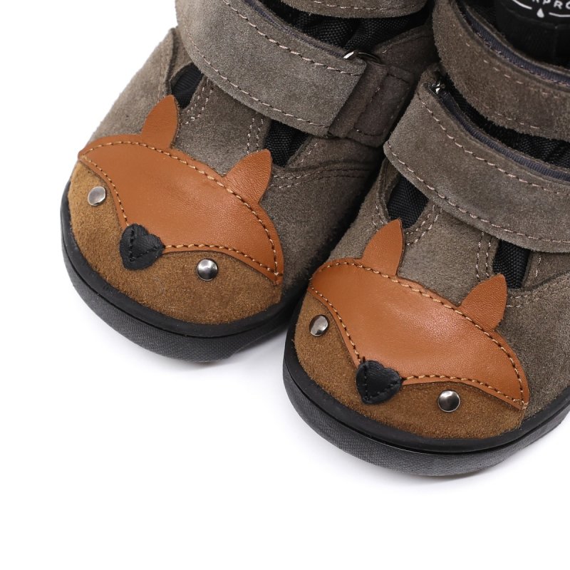 MRUGAŁA Barefoot HELI 7124/5-83 fox grey TE-POR na rzepy