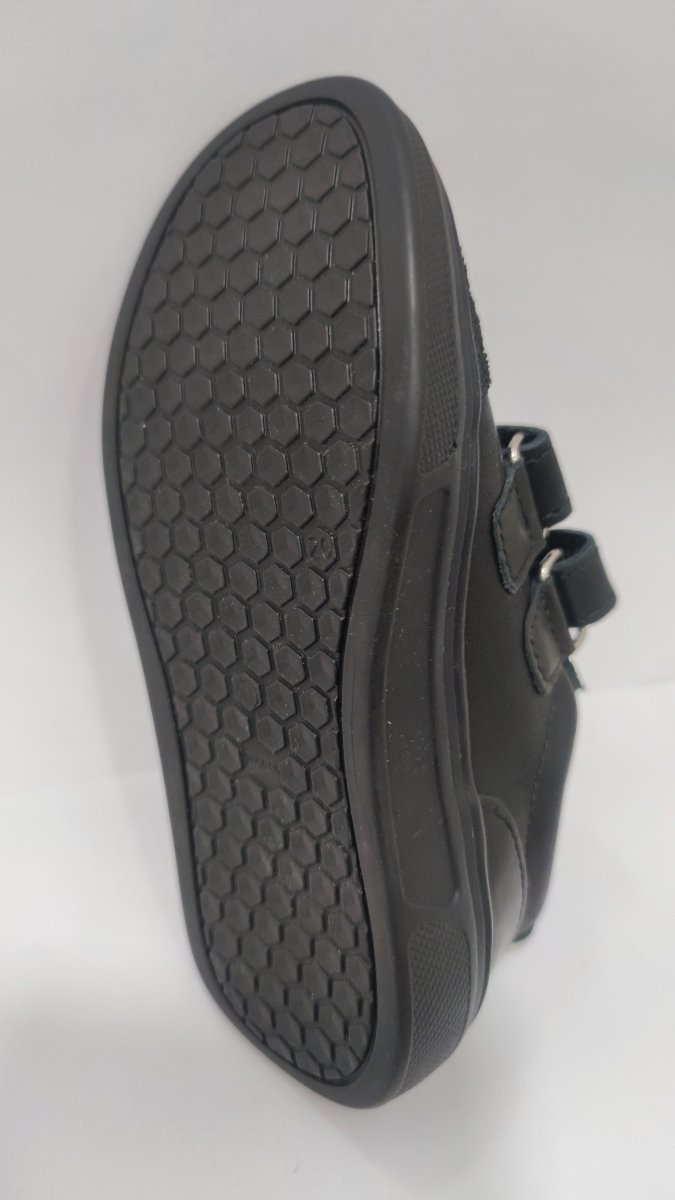 Półbuty skórzane MAZUREK 1362 BLACK na rzepy